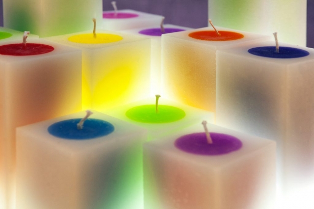 Glow Worm cored candles